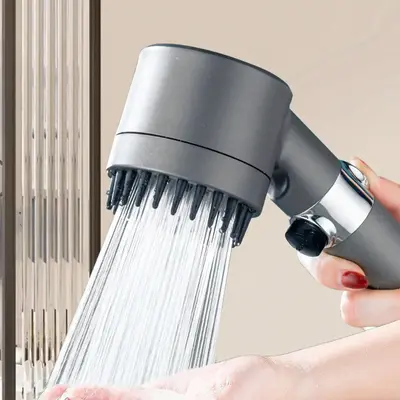 3 Modes Handheld Shower Head, Air Boost Strong Water Flow Handheld Shower Head, Bathroom Shower Head