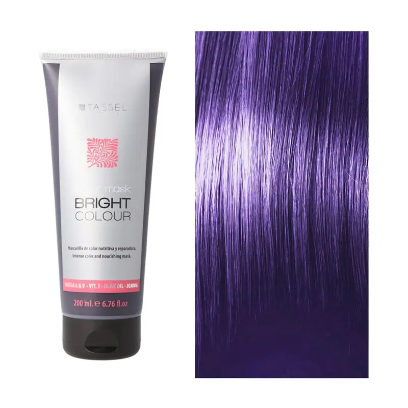 Eurostil Bright Colour Hair Mask Violet Color 1pc