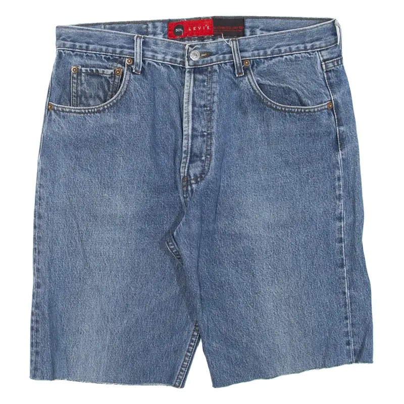 LEVI'S Mens Jorts Shorts Blue Relaxed L W36
