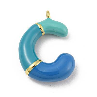 Brass Enamel Pendants