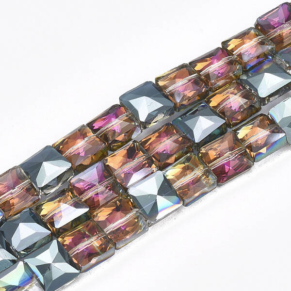 Electroplate Glass Beads Strands