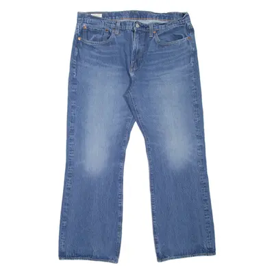LEVI'S 527 REG Jeans BIG E Mens Blue Regular Bootcut Stone Wash W36 L29
