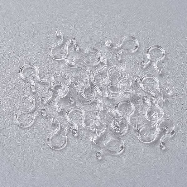 Plastic Clip-on Earring Findings