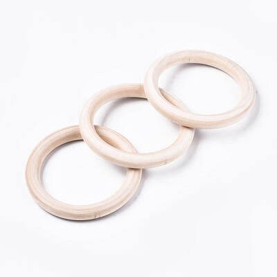 Unfinished Wood Linking Rings