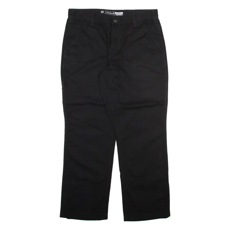 CARHARTT Mens Trousers Black Relaxed Straight W34 L30