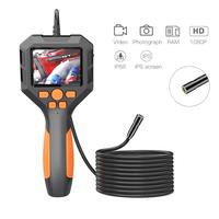 Industrial endoscope Borescope , equipped with 1080p HD Waterproof Dual Lens Snake Camera, lighted video inspection mirror, w...