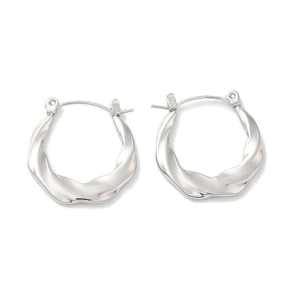 Non-Tarnish 304 Stainless Steel Hoop Earrings for Women