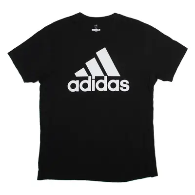 ADIDAS Mens T-Shirt Black XL