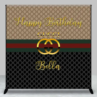 Custom Brand Bag Classic Pattern Birthday Backdrop - Aperturee