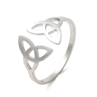 Non-Tarnish 304 Stainless Steel Open Cuff Ring