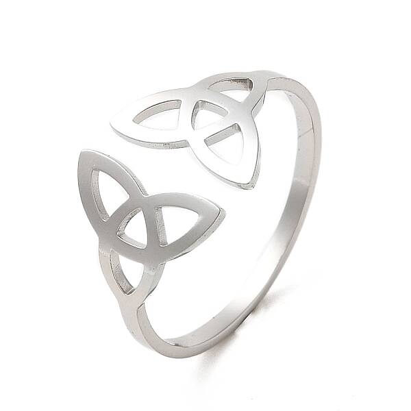 Non-Tarnish 304 Stainless Steel Open Cuff Ring