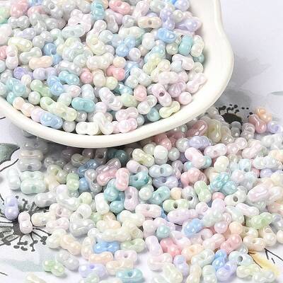 Opaque Colours Luster Glass Seed Beads