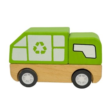 150 Customized Wooden Recycling Truck - Rolling