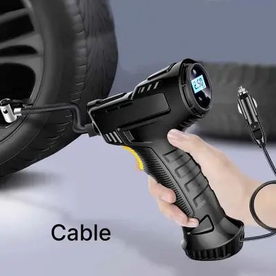 Portable Car Air Compressor, Multipurpose Handheld Car Inflatable Pump, Electric Digital Display Air Pump, Automobiles Tire I...
