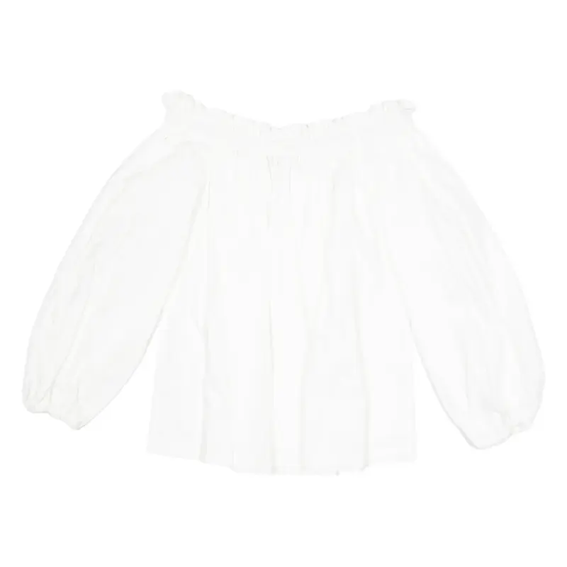 SCAPA Womens Top White Off Shoulder M