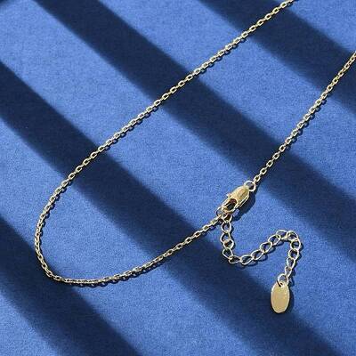 Brass Cable Chain Necklaces for Women Men
