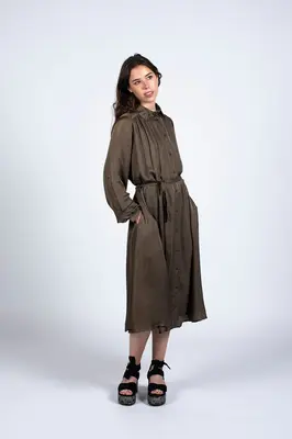 Robe Erika Tabacco | Taille: M