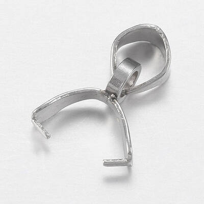 Tarnish Resistant 201 Stainless Steel Ice Pick Pinch Bails