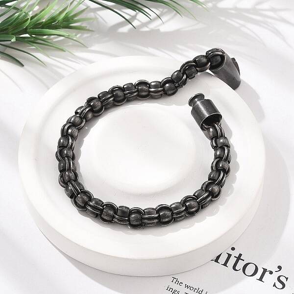 304 Stainless Steel Link Chain Bracelets for Women Men