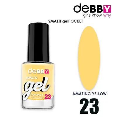 Debby Gel Polish Pocket 23 Amazing Yellow