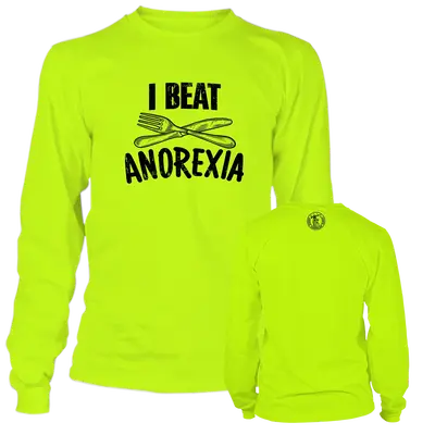 Beat Anorexia - Long Sleeve Safety Hi-Vis T-Shirt