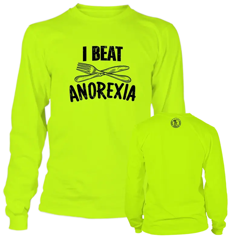 Beat Anorexia - Long Sleeve Safety Hi-Vis T-Shirt