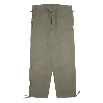 Mens Trousers Grey Relaxed Straight W38 L31