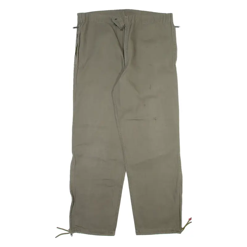 Mens Trousers Grey Relaxed Straight W38 L31