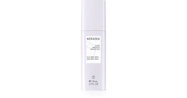 KERASILK Styling Flat Iron Heat Protection Spray for Straighteners and Curling Irons 75 ml