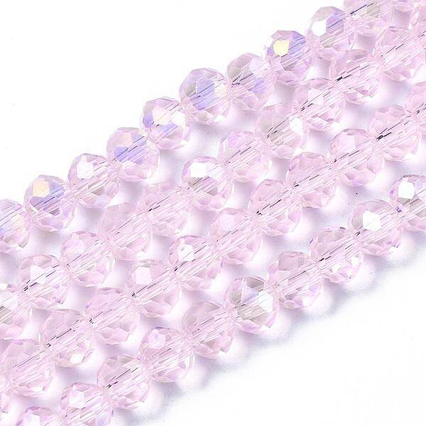 Electroplate Glass Beads Strands