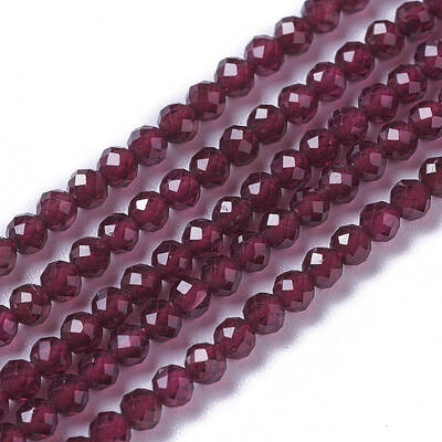 Natural Garnet Beads Strands