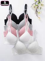 Women's Underwire Bra, Soft Casual Comfortable Breathable Bra, Women's Lingerie for Daily Wear, Underwear