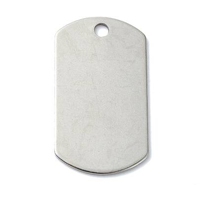 Non-Tarnish 304 Stainless Steel Stamping Blank Tag Pendants