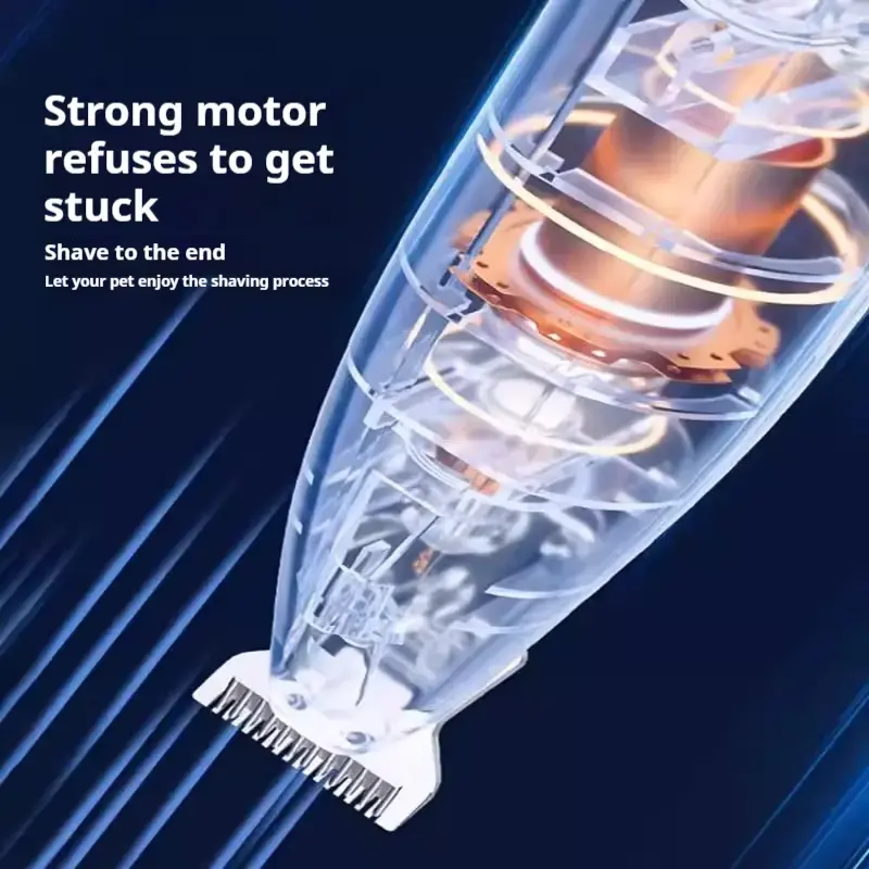 New Pet Paw Trimmer, Rechargeable Pet Shaver With LED Light, Multifunctional Pet Hair Clippers For Paws Eyes Ears Face Rump, ...