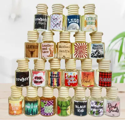 Hanging Scented Air Freshener Diffuser for Home or Small Spaces - 34 Scents Available - Car Fragrance & Aromatherapy - Reeds ...