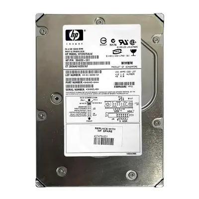 9X6005-044 Seagate 36.7GB Ultra-320 SCSI 15000 3.5-inch 8MB Hard Drive