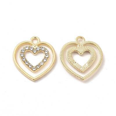Alloy with Crystal Rhinestone Pendants
