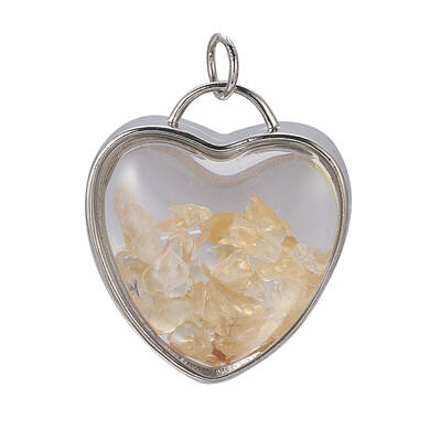 Natural Citrine Chips Pendants