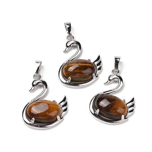 Natural Tiger Eye Pendants