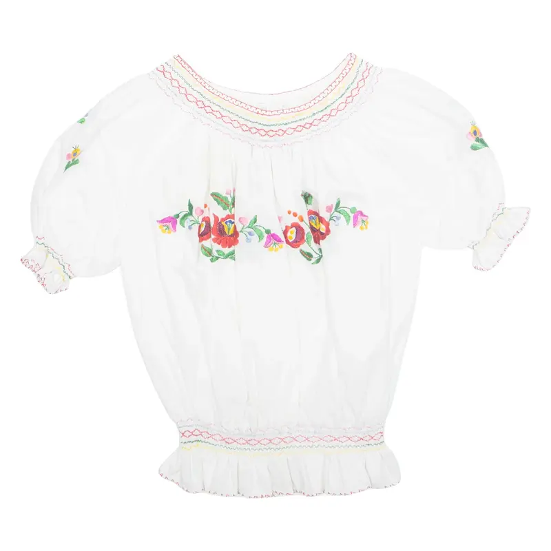 Womens Top White Floral M