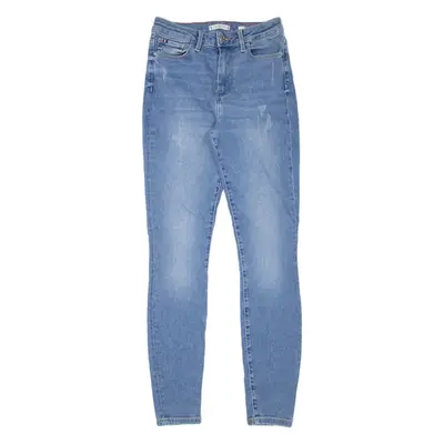 TOMMY HILFIGER Harlem Womens Jeans Blue Slim Skinny Denim Stone Wash W25 L30