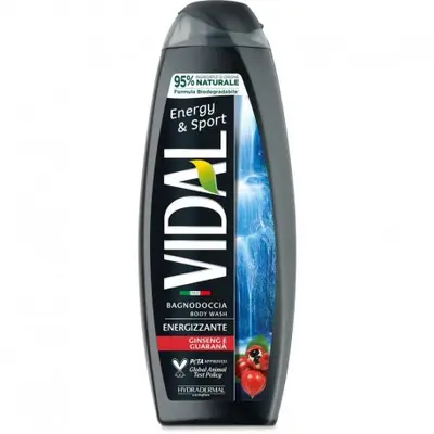 Vidal Vidal Shower gel 500 Ml Energy & Sport