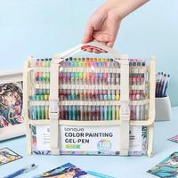 Color Painting Gel Acrylic Paint Markers Set, 45/72/99 Colors Gel Pen with Storage Box, Large Capacity Ink Pens, Art Supplies...