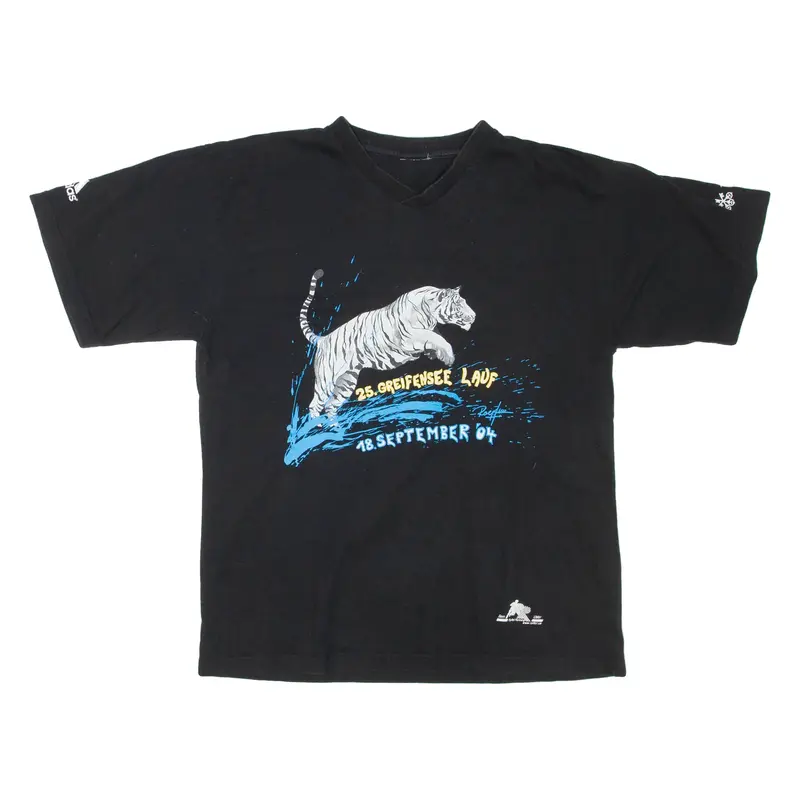 ADIDAS Mens T-Shirt Black L