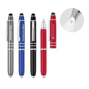 50 Custom Jupiter Ballpoint Pen Stylus LED Light - Writing Surface ...