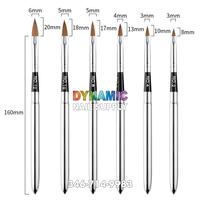 3D flowers sculpting brush set - 6 different sizes