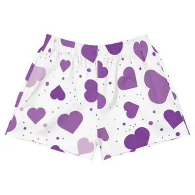 Heartfelt Moments - Purple Heart Shorts
