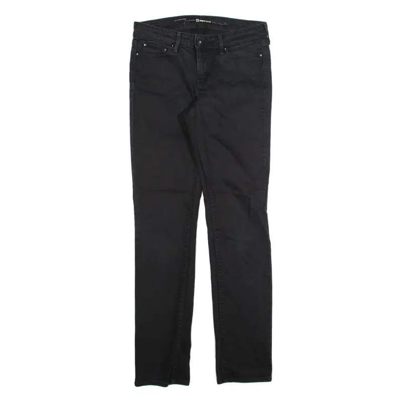 LEVI'S Slight Curve Womens Jeans Black Slim Straight W29 L31