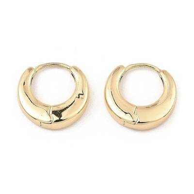 Brass Hoop Earrings