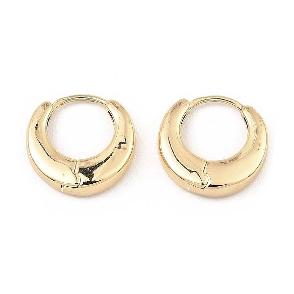 Brass Hoop Earrings